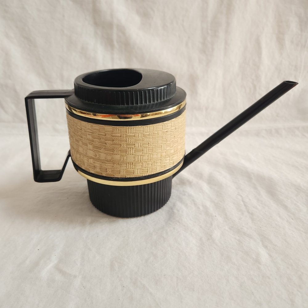 Black and Tan Watering Can